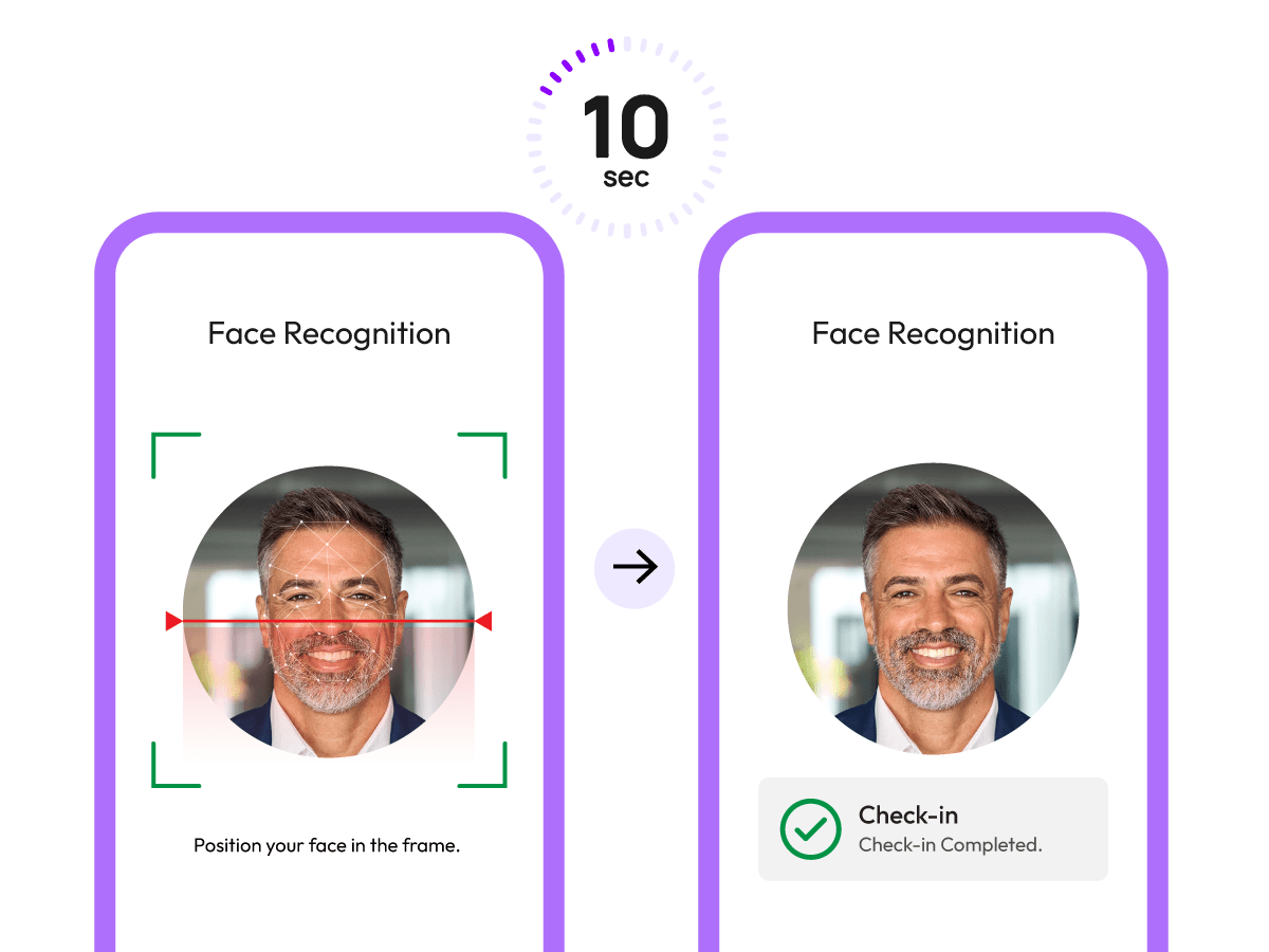 10-Second Check-In Process