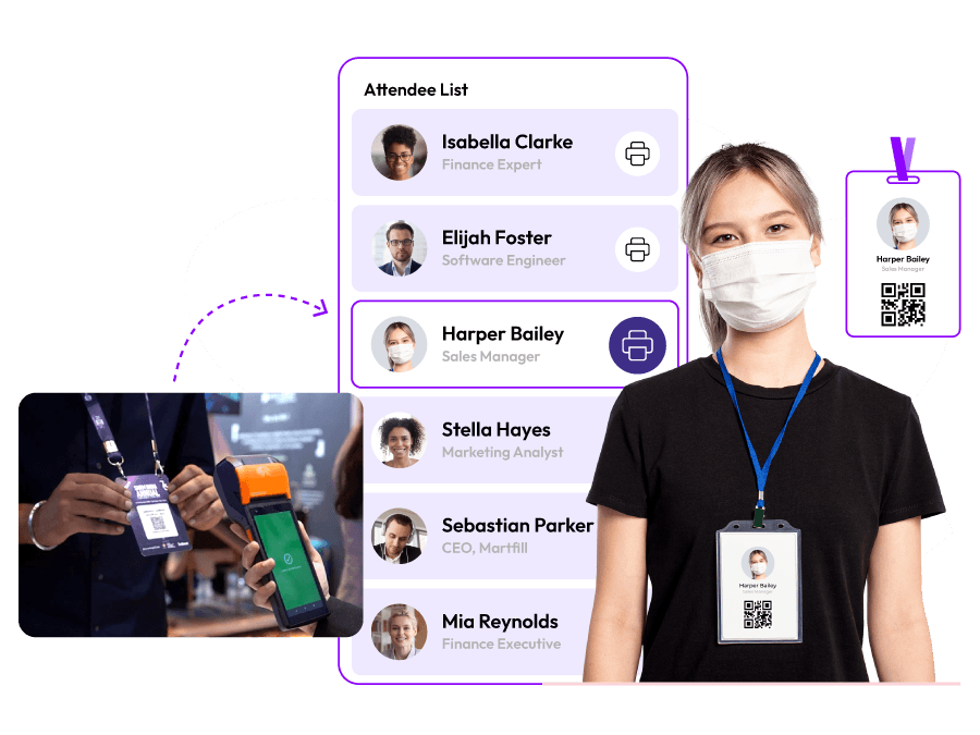 On-Spot Badge Printing