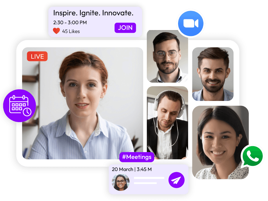 1:1 or Group Communication