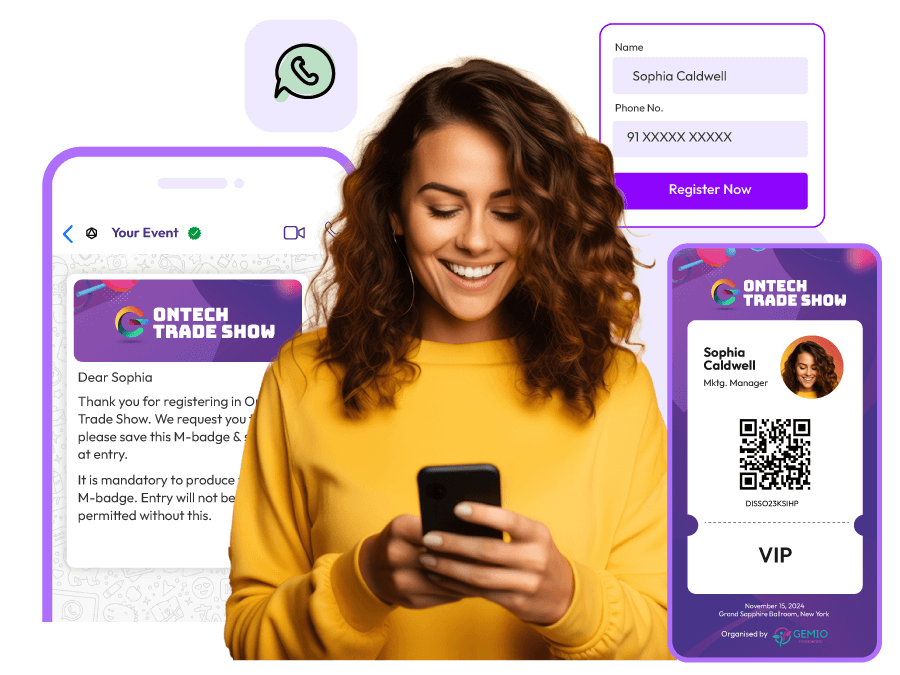 WhatsApp for Event Registration & Ticketing